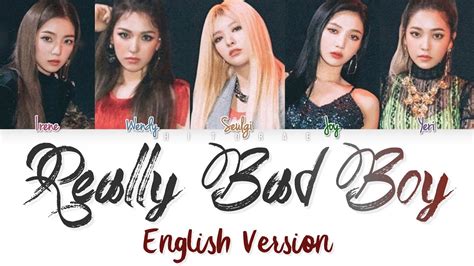 Red velvet (레드벨벳) текст песни bad boy (english ver.) notha bad boy down. Red Velvet - Really Bad Boy English Version Lyrics - YouTube