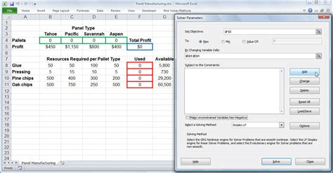 Solver Add In Excel 2010 Example Kidscrazg