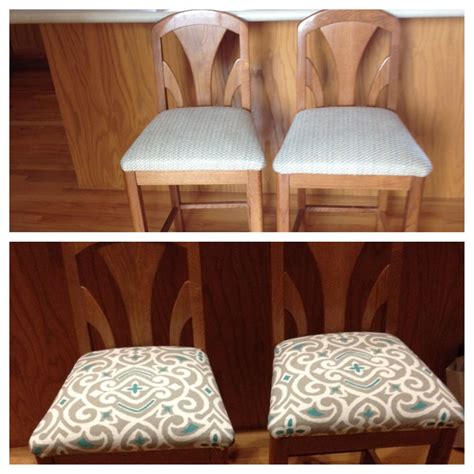 Easy Diy Project Recover The Cushions On Barstools Easy Diy