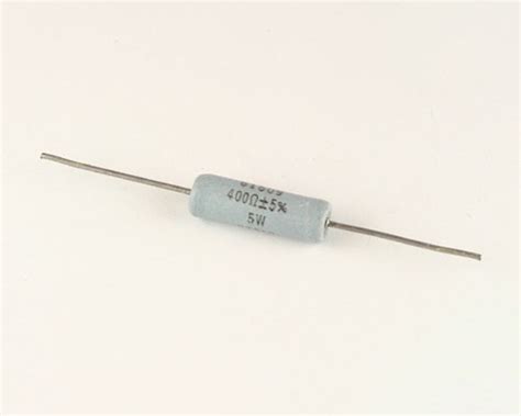 61609 Ohmite Resistor 400 Ohm 5w 5 Wirewound Fixed 2021005262