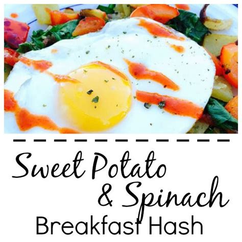 Sweet Potato And Spinach Breakfast Hash Recipe Sprint 2 The Table