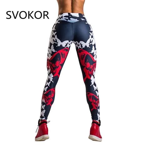 Svokor Leggings For Women Women Geometric Line Print Leg Pants Polyester High Waist Hip Elastic