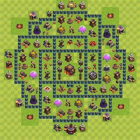 Trophy Defense Base Th Clash Of Clans Town Hall Level Base