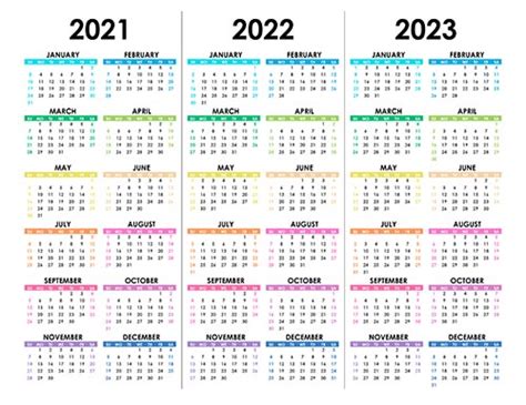 Calendar For 2021 2022 2023 Free Calendarsu