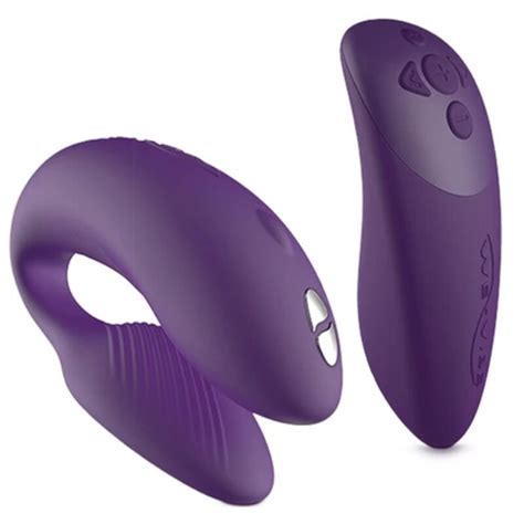 We Vibe Chorus Couples Vibrator With Squeeze Control Purple