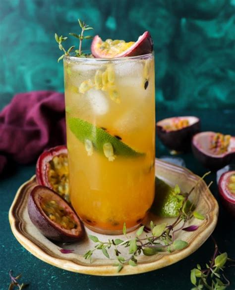 Passion Fruit Green Iced Tea