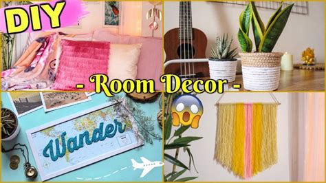 Diy Room Decor Ideas Under ₹100 Best And Easy Room Decorations Youtube