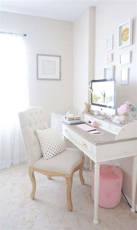 12 Beautiful Home Office Ideas For Small Spaces Feminine Home Offices