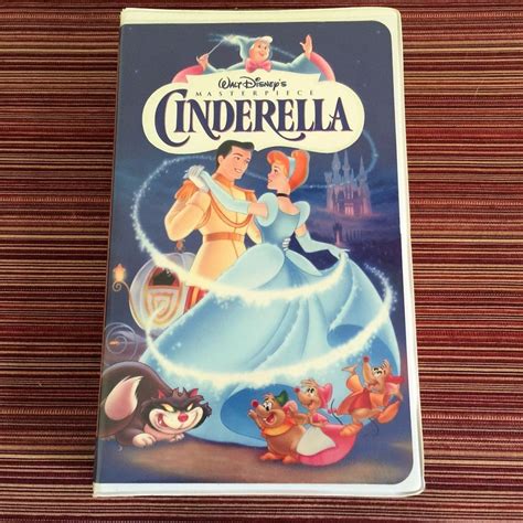 Vintage Animated Vhs Video Tape Cinderella Walt Disney Classic Images