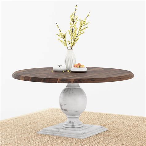 Check spelling or type a new query. Illinois Solid Wood Rustic Large 72" Round Dining Table ...