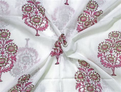 Jaipuri Block Print Cotton Fabric Multicolour Rs 120 Meter Id