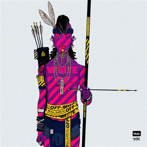 Old Beast Hypebeast Offwhite Tribe Artist By Mulo Illustration
