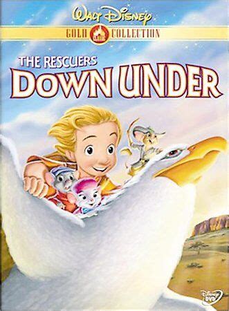 The Rescuers Down Under DVD 2000 Gold Collection Edition