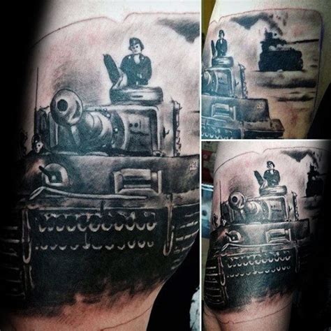 Amazing Ww2 Tank Mens Arm Tattoos Arm Tattoos For Guys Tattoos For