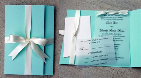 Pin By Rachel Jasper On Tiffany Blue Wedding Invitation In 2021