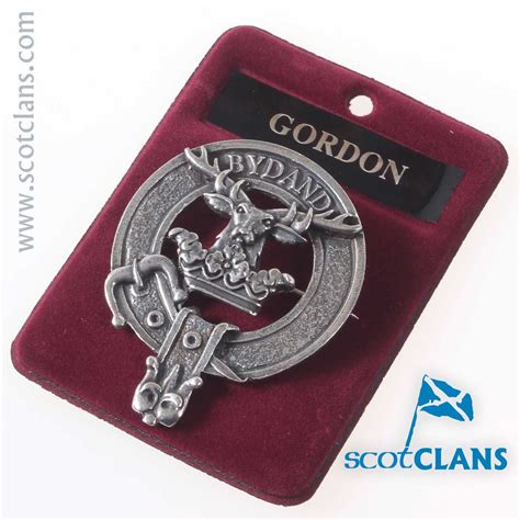 Gordon Clan Crest Cap Badge Scottish Clan Tartans Scottish Clans