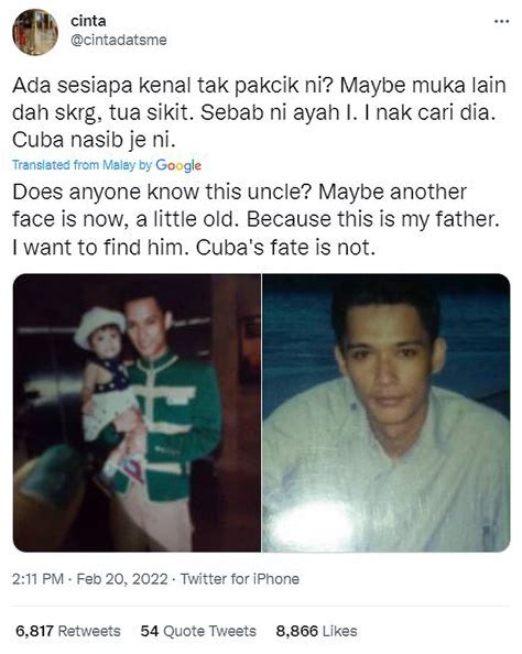 Malay Woman Tracks Down Dad Lost For Two Decades Within 24 Hours After Trying Her Luck On
