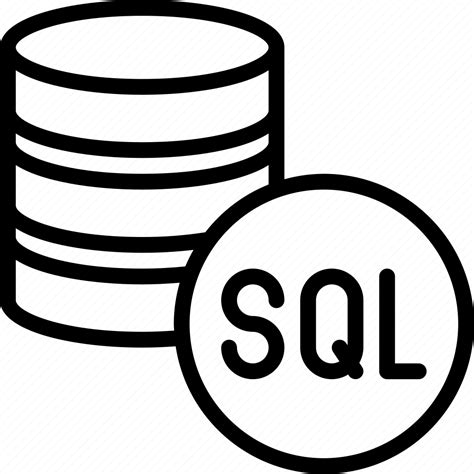 Sql Database Structured Query Language Icon Download On Iconfinder
