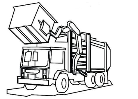 Garbage Trucks Coloring Pages Coloring Home
