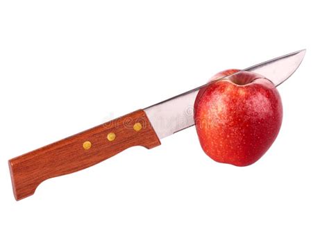 Knife And Apple Stock Image Image Of Delicious Food 22786075