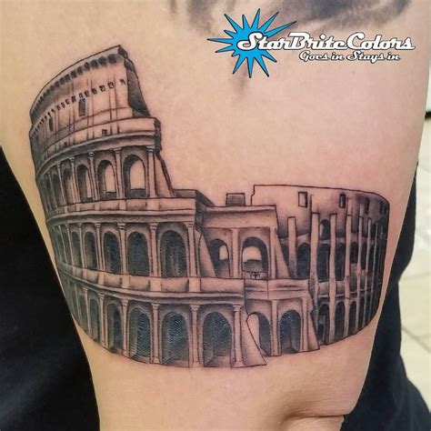 Darkside Tattoo — Roman Colosseum Always With Starbrite Colors From