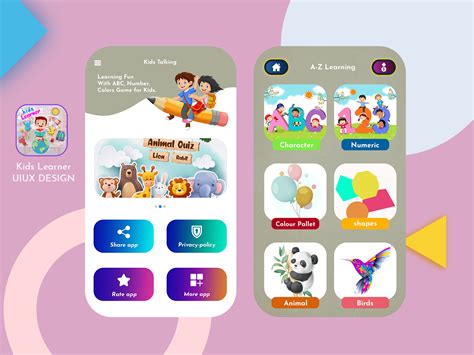 Kids Learning App By Fenil9 Creative Graphic Designer On Dribbble