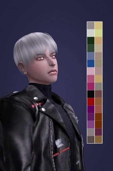 Snoopy Stainless Steel Hair Sims 4 Hairs