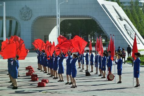 Pyongyang North Korea Girls Editorial Photography Image Of Woman