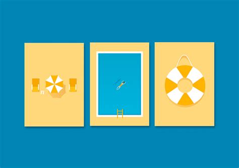 Summer Feeling Poster On Behance