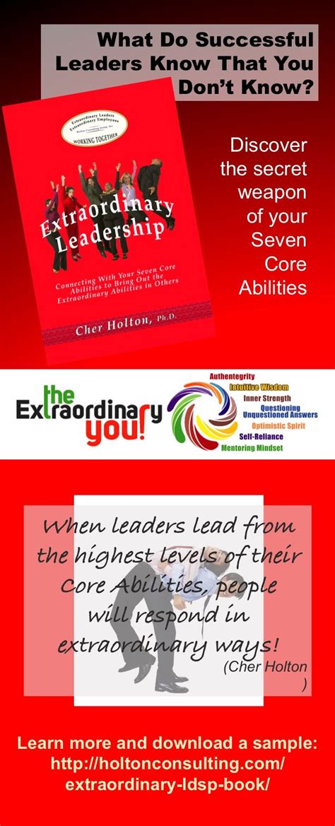 Extraordinary Leadership Book Info Page The Holton Consulting Group