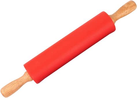 Soonhua Silicone Rolling Pin Non Stick 15 Inch Large With