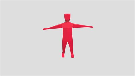 Low Poly Person Download Free 3d Model By Voxelbuilder B74ed4d