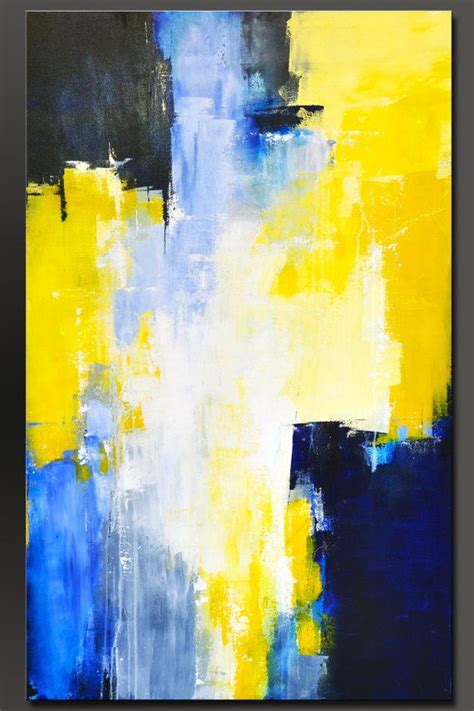 Abstract Acrylic Painting Modern Contemporary Wall Art Charlen