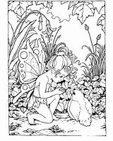 Coloring Pages Fairy Fairies Printable Kids Print Colouring Sheets Colour Adults Adult Garden Ausmalbilder Cute Kostenlos Coloriage Difficult Mythical sketch template