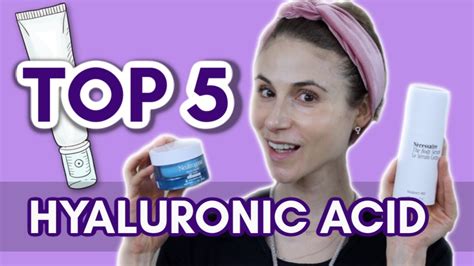 My Top 5 Hyaluronic Acid Skin Care Products Dr Dray Youtube