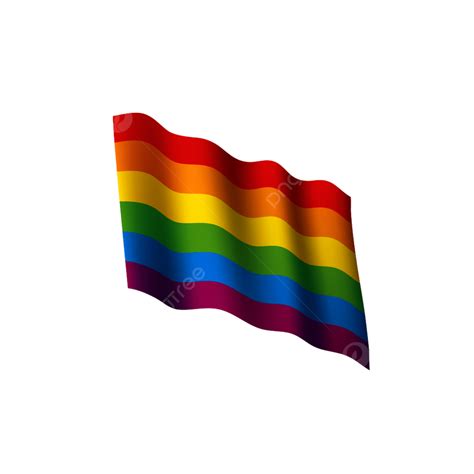 vector una bandera del arco iris ondeando en blanco png dibujos orgullo textura tolerancia