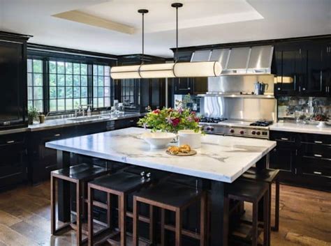 Of course a black kitchen is a good idea! Top 50 Best Black Kitchen Cabinet Ideas - Dark Cabinetry ...