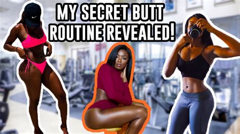 Revealing My Secrets How To Get A Bigger Booty Youtube