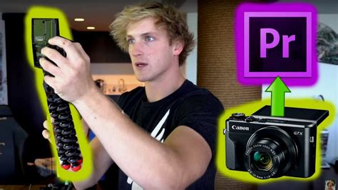Logan Pauls Camera Vlog Setup Full Equipment Setup Youtube