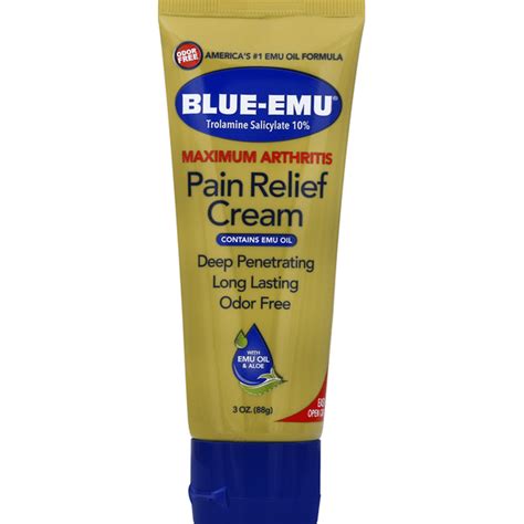 Blue Emu Maximum Arthritis Pain Relief Cream 88 G Instacart