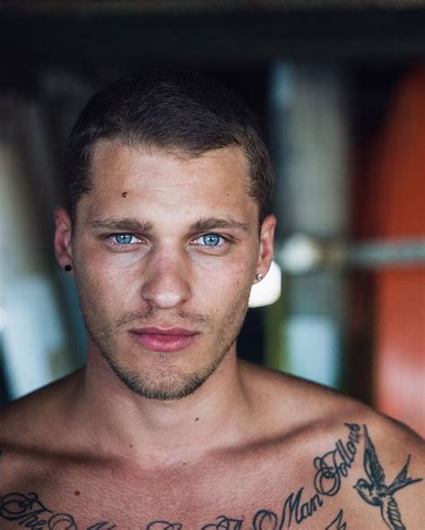 Sveta bilyalova is one of the most beautiful russian models on instagram. Vadim Ivanov by kosmas koumianos #male #model #handsome #russian #boy #man #blue #eyes #tattoo # ...