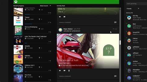 Xbox App On Windows 10 Preview Youtube
