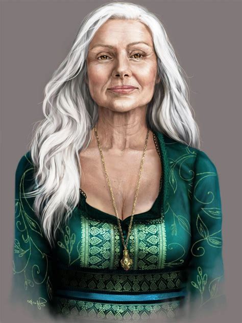 Wise Old Woman Illustration 1024x1366 Character Portraits Portrait Old Women