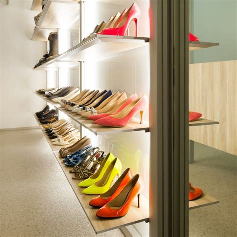 Shop stackable shoe storage at the container store. Impressive Shoe Storage With Elongated Shoes Rack Design ...