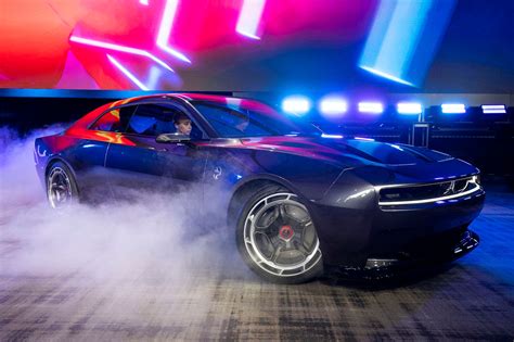 Dodge Just Unveiled Its Electric Muscle Car Concept With An Exhaust