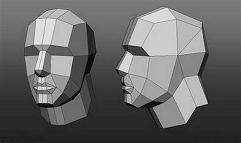 Lowpoly Head Planes Support Modeling Blender Artists Community