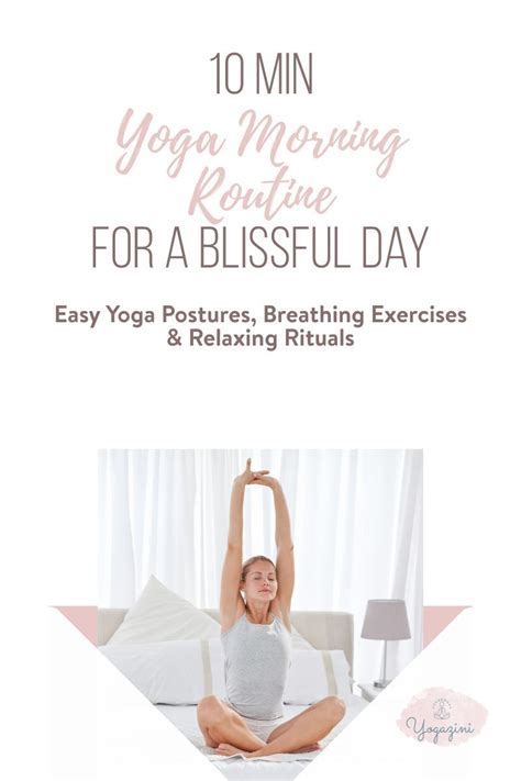 10 Min Easy Yoga Morning Routine For A Relaxed Day In 2020 Morning