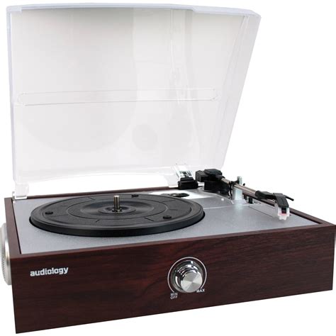 Audiology 3 Speed Usb Turntable With Built In Au Rpusb 550w Bandh