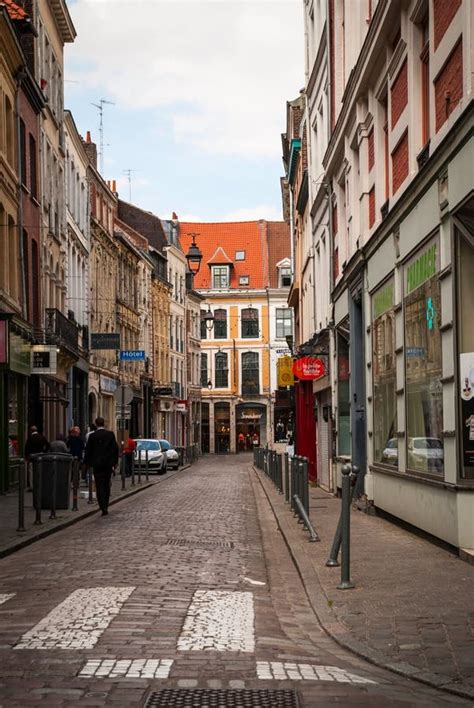 Lille Downtown France Editorial Stock Image Image Of Narrow 69770124