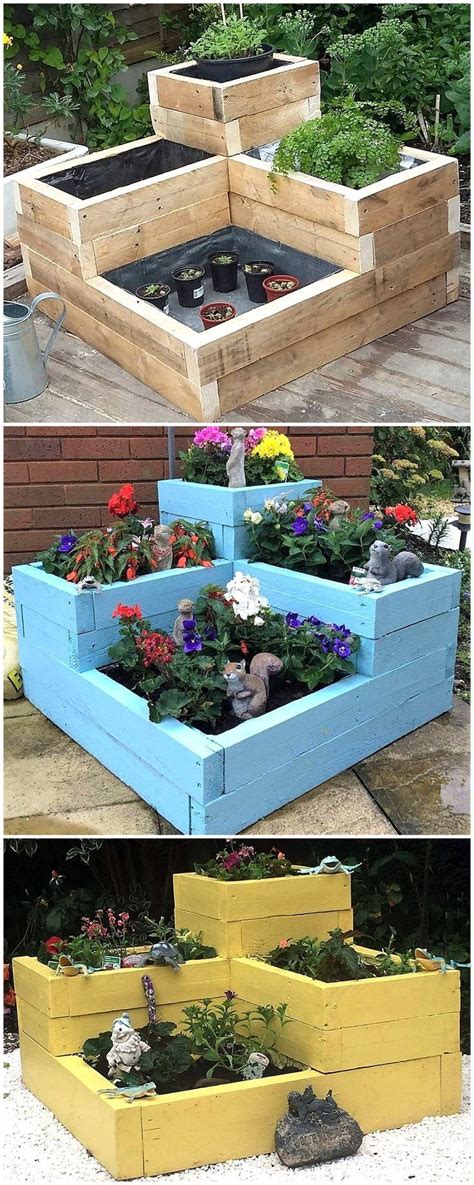 Repurposed Wooden Pallet Planters Pallet Projects Furniture Pallet